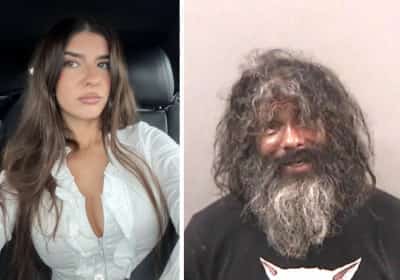 תיעוד מקליפורניה: עדן יצאה לטייל עם הכלב - ונמלטה מהומלס שרדף אחריה עד הבית
