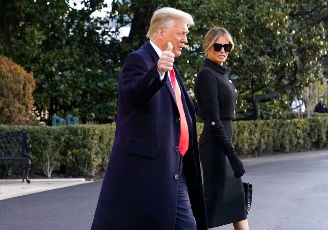 טראמפ נאם בטקס פרידה מרגש: "כמו שאומרים בספורט - 'השארנו הכל על המגרש', זה הממשל עם המספרים הטובים בהיסטוריה"