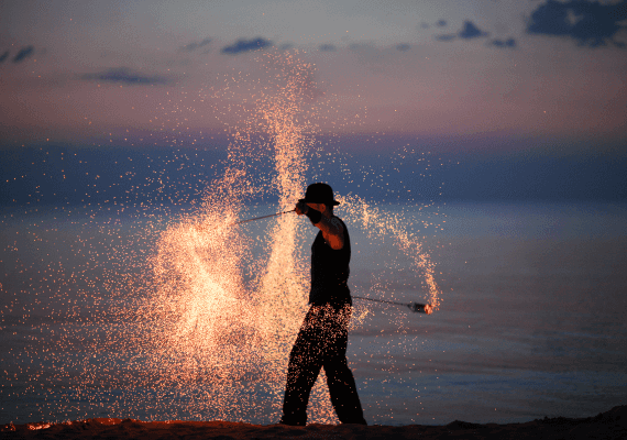 פסטיבל ברנינג מן: אבטחה כבדה באירועי השריפה הגדולים, חוסר פיקוח על המשתתפים עצמם