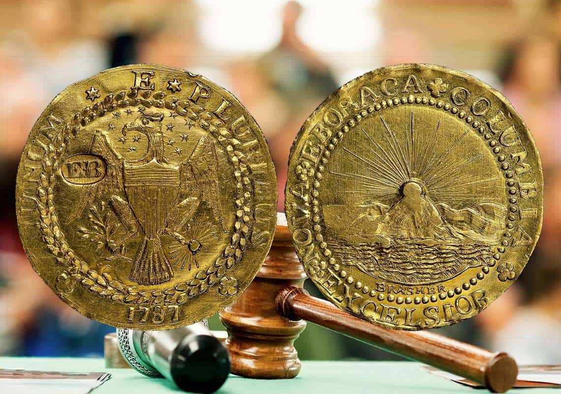 חסר תקדים: מטבע זהב נדיר מ-1787 נמכר עבור כ-9 מיליון דולר