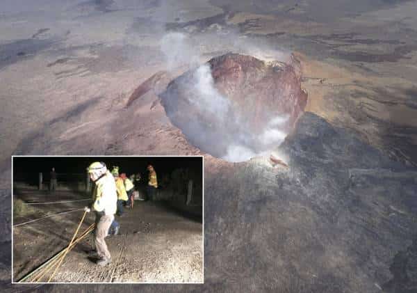 אימה בהוואי: מטייל נפל לתוך "הר הגעש המסוכן בעולם"