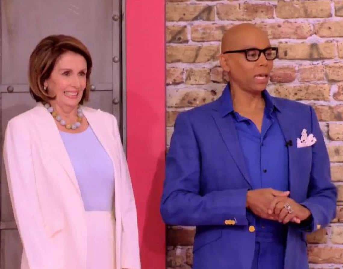 ננסי פלוסי בתכנית טלוויזיה: "דראג זה אמריקה"