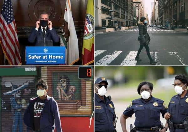 הנחיית יציאה עם מסיכות בניו יורק ולוס אנג'לס: הנשיא טראמפ צפוי להורות על כך ברחבי ארה"ב