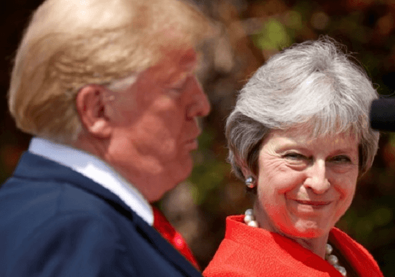 מיי: "טראמפ ייעץ לי לתבוע את האיחוד האירופי במקום להיכנס למו"מ"