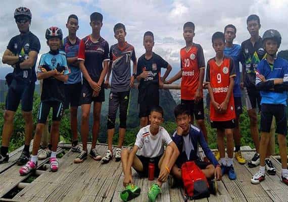 תאילנד: המחלצים הגיעו אל קבוצת הכדורגל הנעדרת