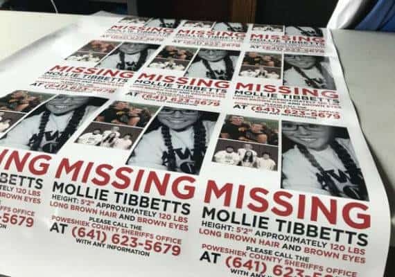  בצל פרשת מולי טיבטס, נתון בלתי נתפס אך מטעה חשף כי 48 נערים נרשמו כנעדרים באיווה רק החודש