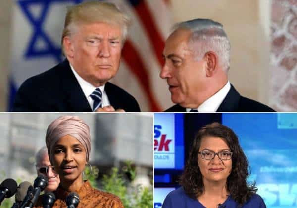 "ישראל מיישמת את איסור כניסת המוסלמים של טראמפ": אילהאן עומאר תוקפת בחזרה