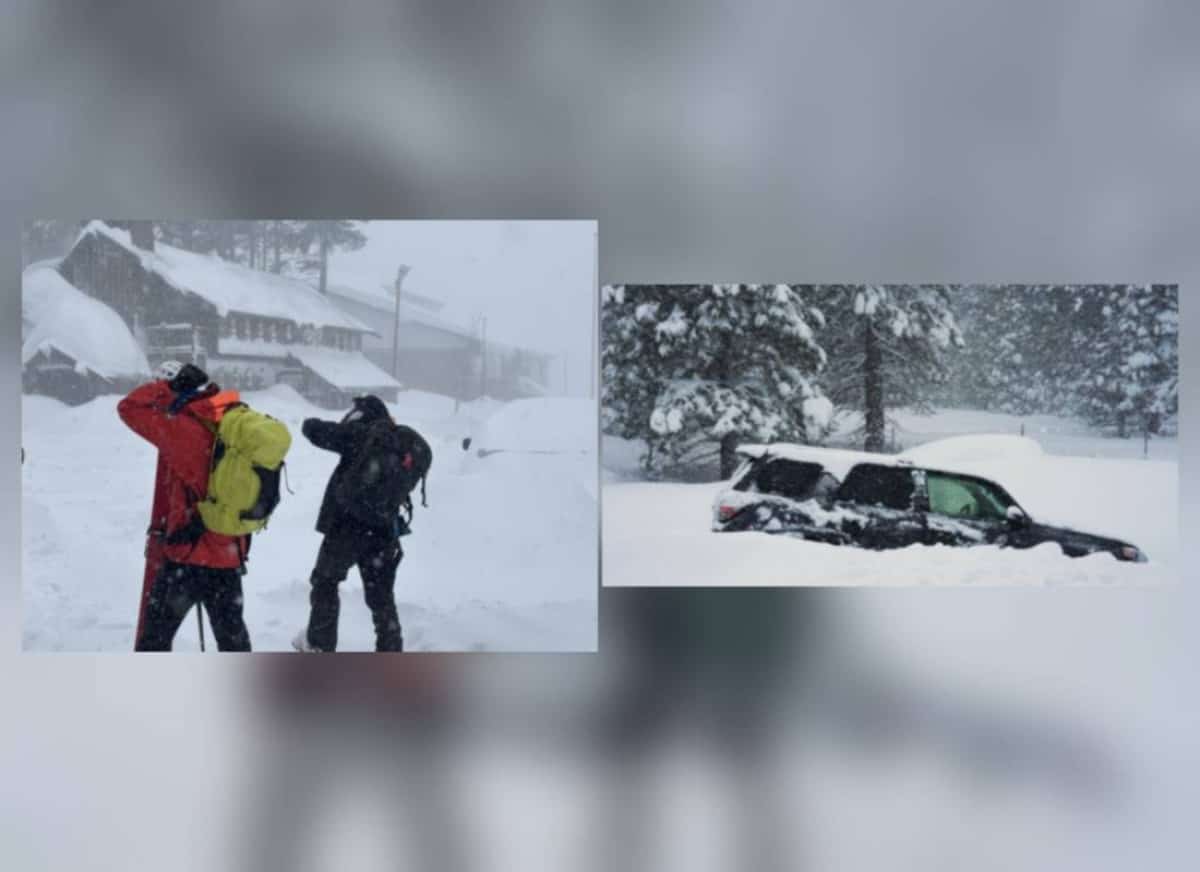 סערת שלגים בהרי סיירה נבדה: 16 גולשים לכודים בין חיים למוות