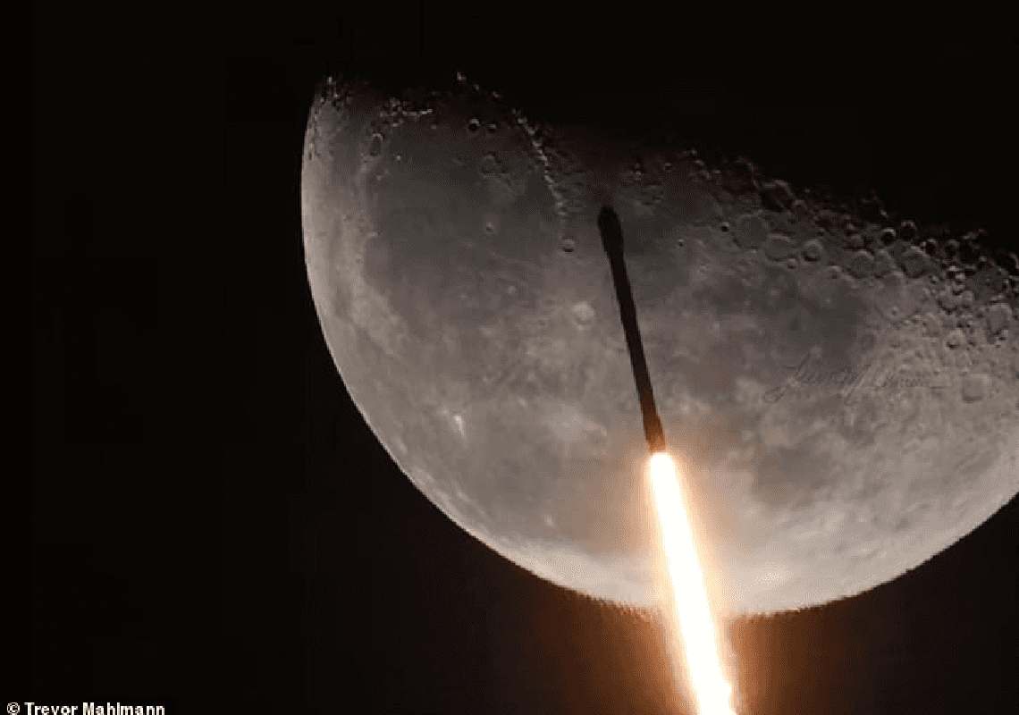 רקטה של SpaceX שיצאה משליטה – תתנגש בקרוב בירח