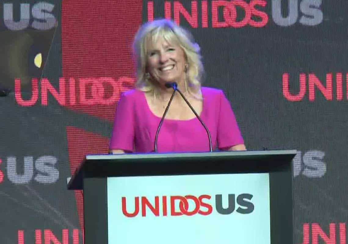 ג'יל ביידן: "הקהילה ההיספנית ייחודית כמו טאקו ארוחת בוקר"