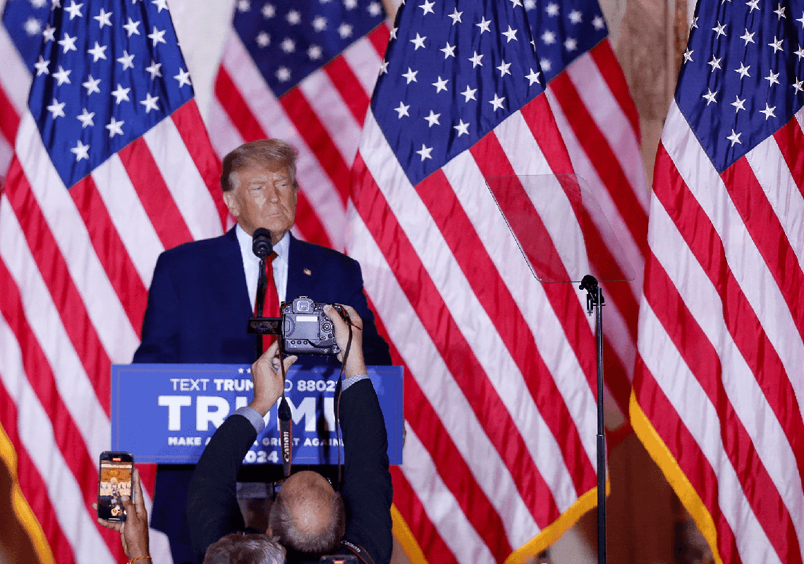 טראמפ לתומכיו: "מעריך שאיעצר ביום שלישי, צאו להפגין"