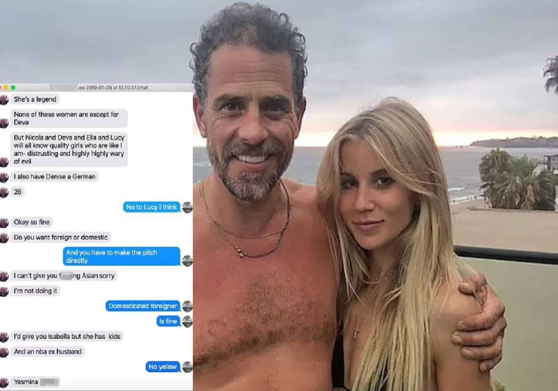 "לא צהובות": האנטר ביידן השתמש בשפה גזענית כלפי נשים אסייתיות