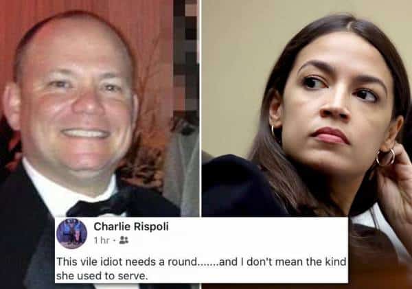 שני שוטרים פוטרו בעקבות פוסט שקרא לפגוע בחברת הקונגרס הדמוקרטית