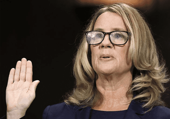 הסתיימה עדותה של כריסטין בלאסי-פורד. בקרוב: קאבנאו מעיד