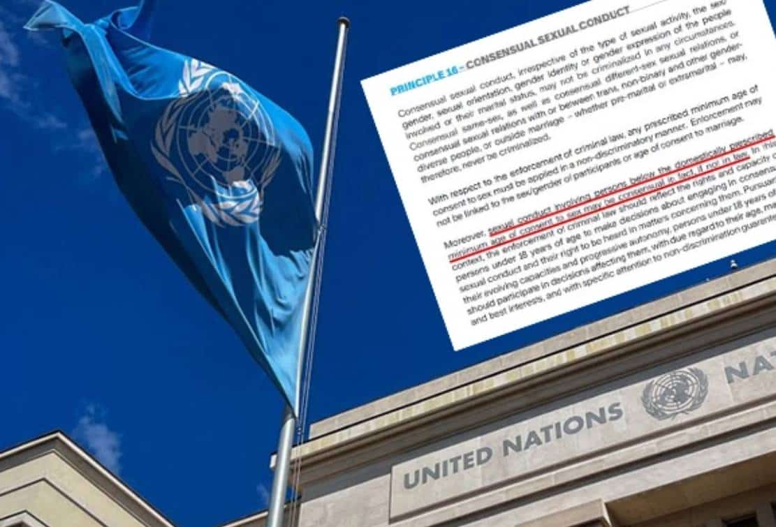 ‏האו"ם ממליץ להתיר קיום יחסי מין עם קטינים‏ גם אם הדבר "אינו בחוק"