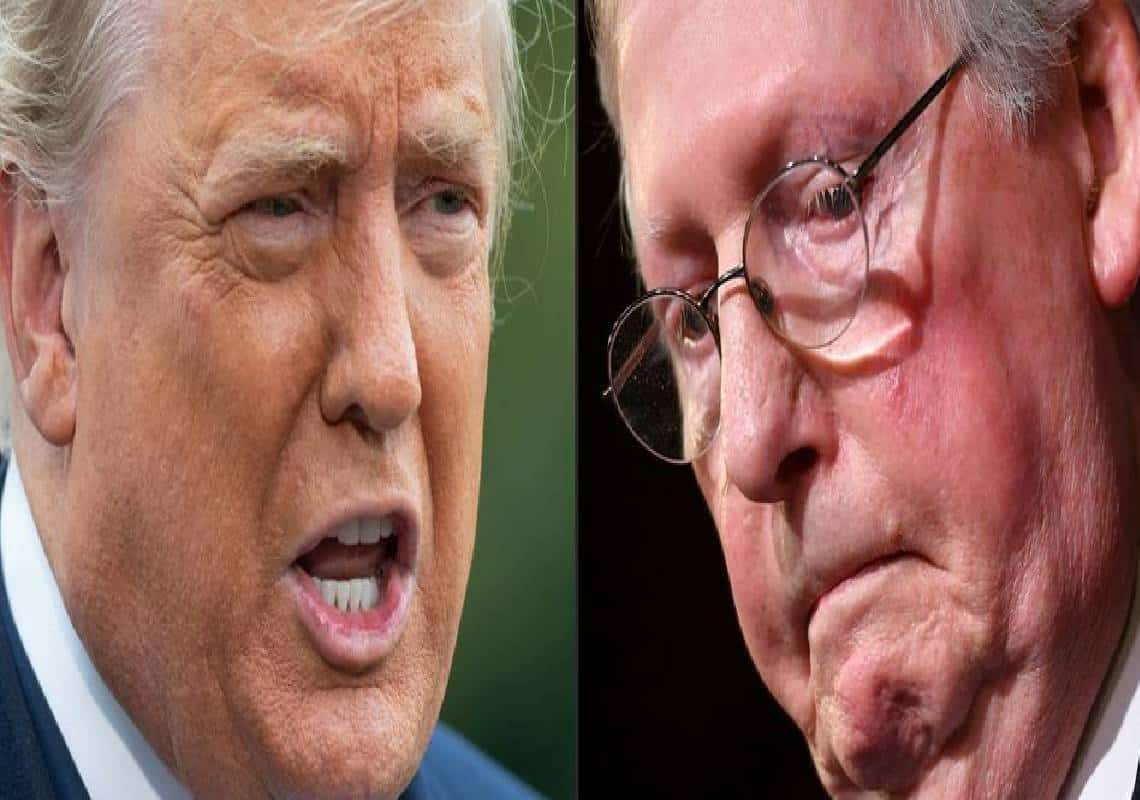 "יש לו הרבה סנטרים": "טראמפ רצה לצחוק על כך שלמקונל יש המון סנטרים בהצהרתו אמש, אך היועצים הורידו אותו מזה"