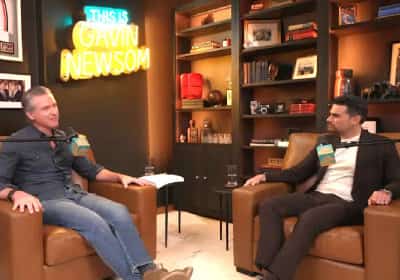 מושל קליפורניה אירח את בן שפירו בפודקאסט שלו: שיחה על ישראל, עזה והטענות לרצח עם