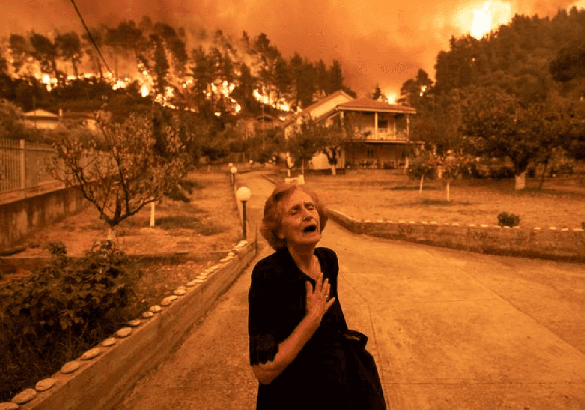 "אסון טבע בממדים חסרי תקדים": יוון נלחמת ביותר מ-500 שריפות 