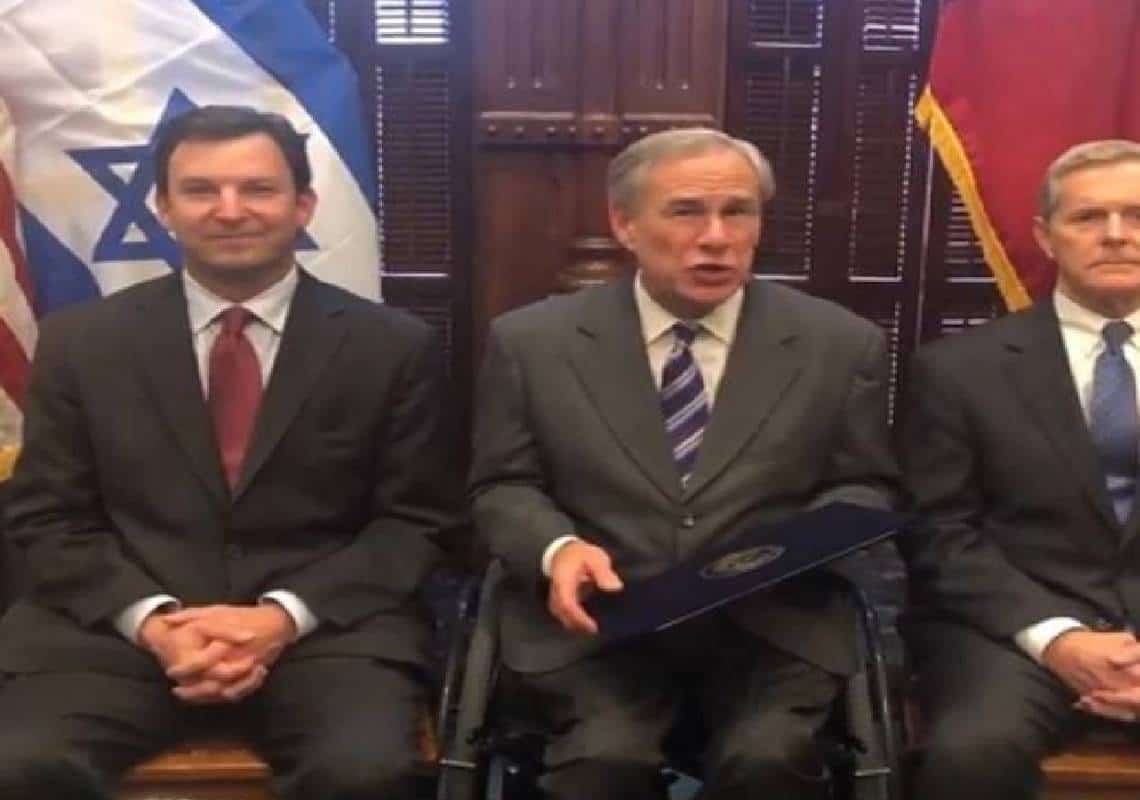 הכי פרו-ישראלי באמריקה? "הוא הידיד הכי חזק של ישראל והלוחם הגדול ב-BDS" - מושל טקסס מכריז מלחמה על האנטישמיות