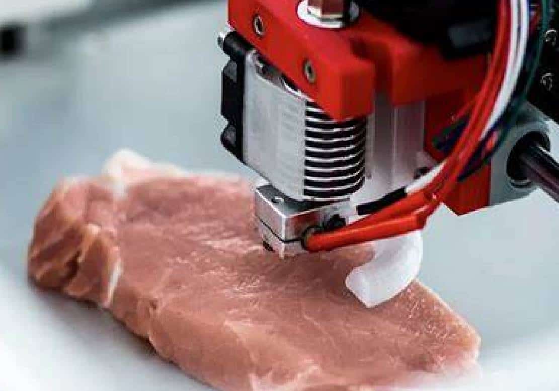 ‏חברה ישראלית מציגה "בשר" מודפס בתלת מימד כעתיד המזון‏