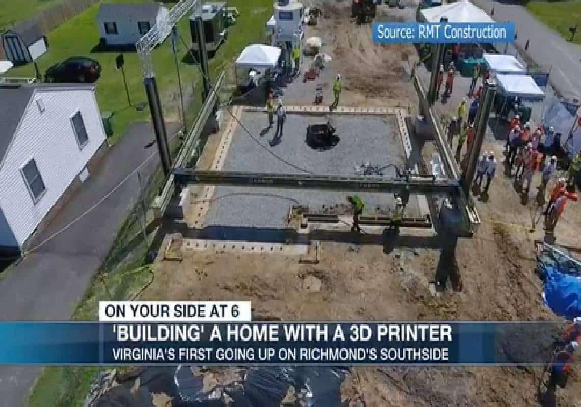  "ב-15 שעות הבית בנוי": נדל"ן יקר על רקע אינפלציה? יש פיתרון קסם - בית ה-3D המודפס הראשון בתולדות ווירג'יניה