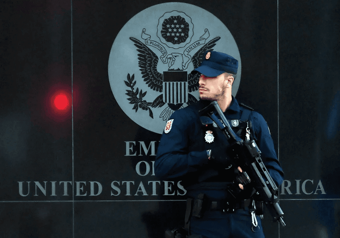 מטען חבלה נשלח לשגרירות ארה"ב במדריד 