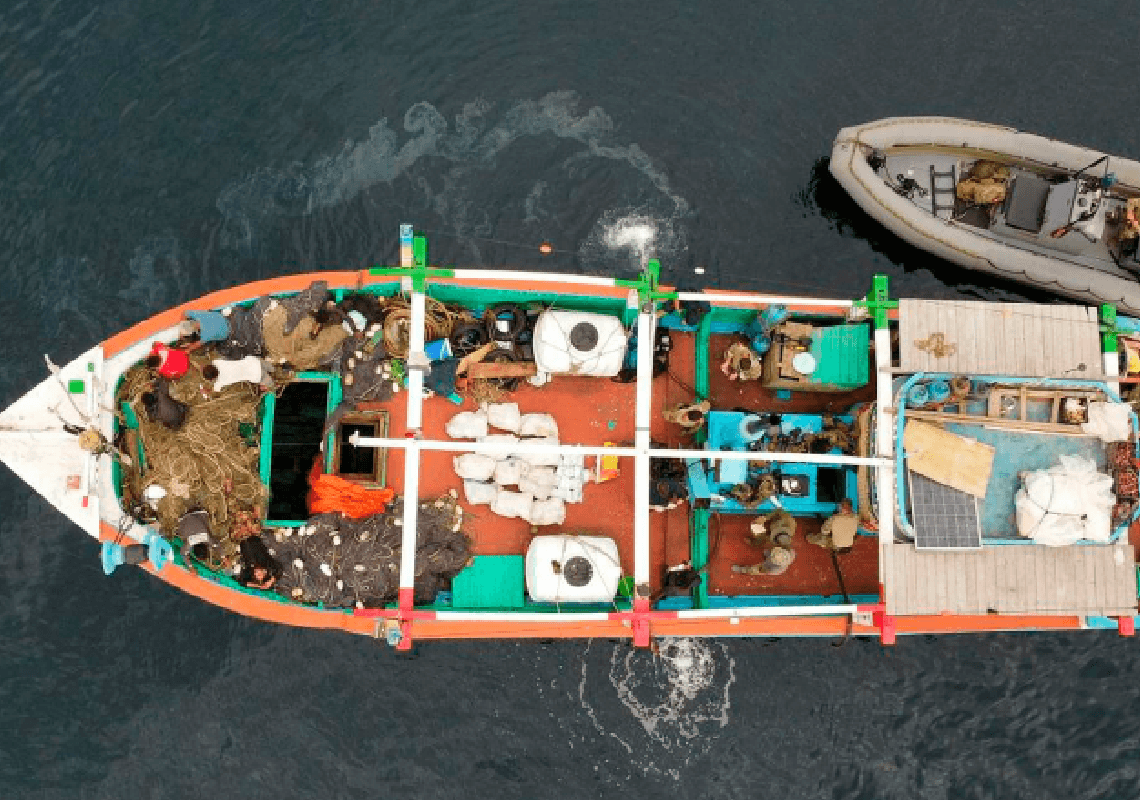 חיל הים האמריקני תפס מאות ק"ג של הרואין – בשווי של כ-4 מיליון דולר