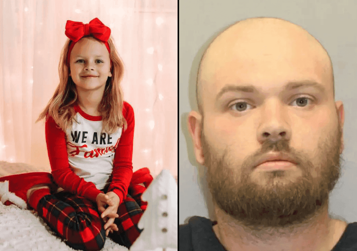 שליח פדקס שרצח את בת ה-7 הודה כיצד חנק אותה והשליך את גופתה לנהר