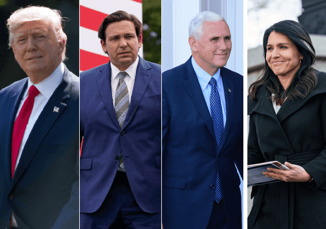 אחרי הפרישה מהמפלגה הדמוקרטית: גבארד עוקפת את רוב המועמדים הרפובליקנים