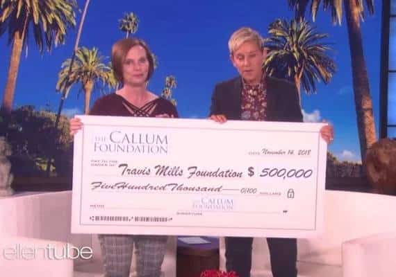 זוכת פרס הענק בפווארבול תורמת חצי מיליון דולר לצדקה