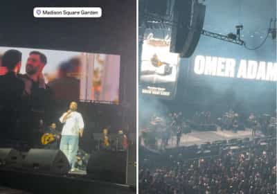 עומר אדם כבש את ניו יורק: מחווה לצה"ל, לשורדי השבי ולנשיא טראמפ במדיסון סקוור גארדן