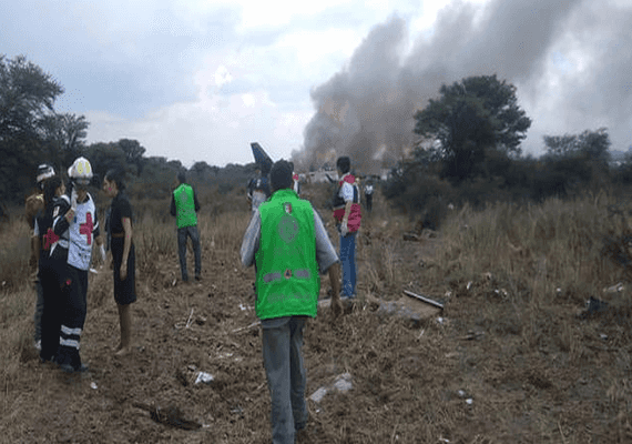מקסיקו: תאונת מטוס בזמן המראה בדורנגו