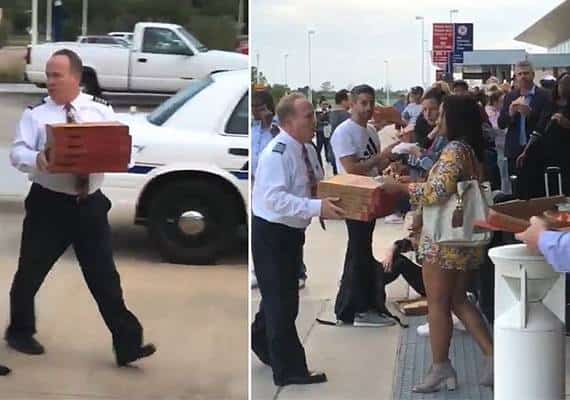 המטוס נתקע בשל מזג האוויר, הקברניט הפתיע את הנוסעים