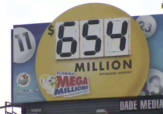הגרלת ה"מגה מיליונס": האם מישהו יזכה ב-654 מיליון דולר?