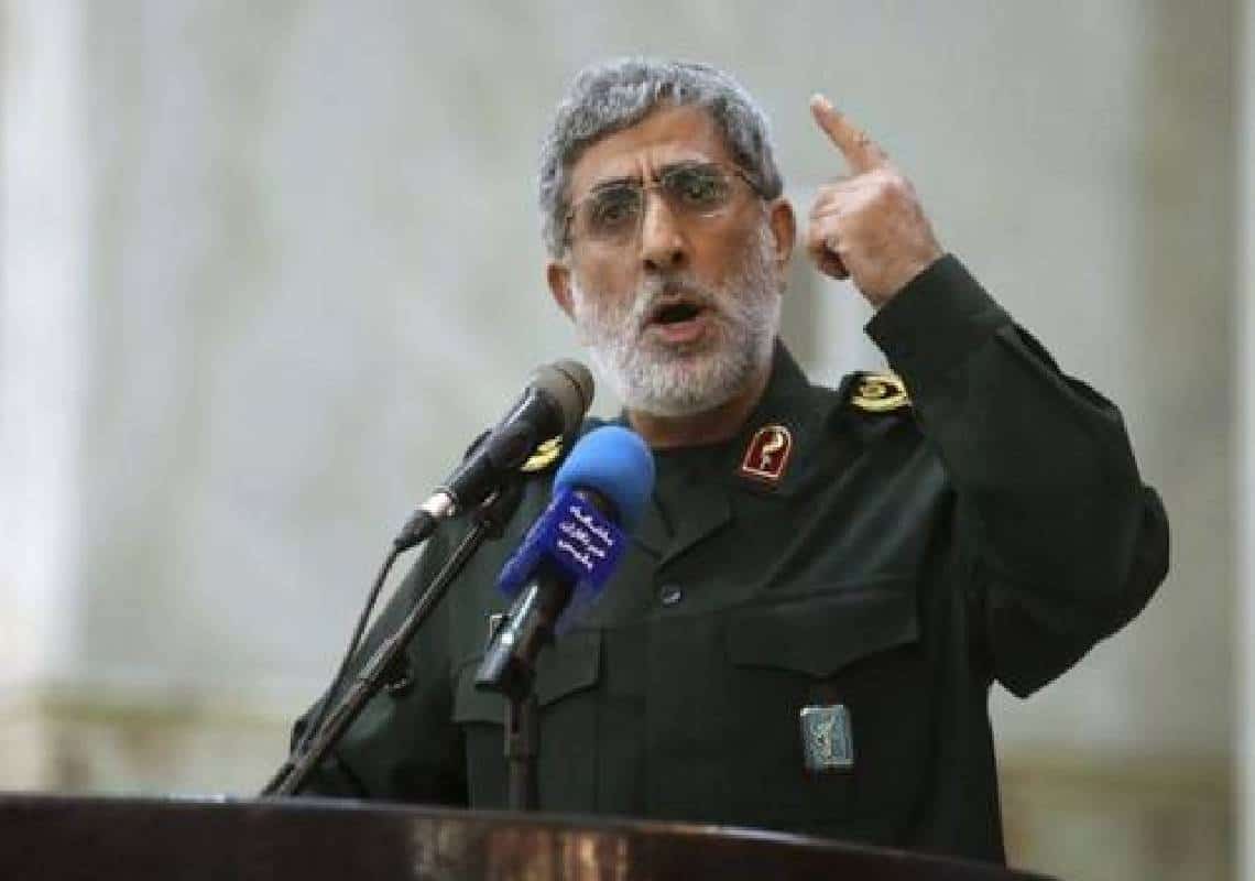 מפקד כוח קודס באיום חריג נגד אמריקה: "ננקום את מות סוליימני מתוך שטחי ארה"ב במידה וטראמפ ופומפיאו לא יישפטו"