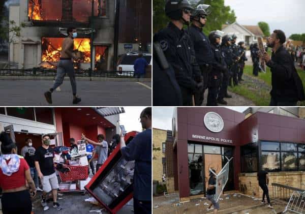 ארה"ב בוערת: גל המהומות האלימות בעיצומו 