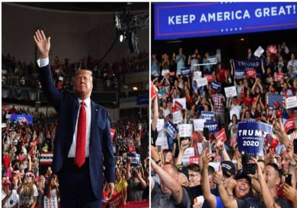 סיקור מיוחד: מבט מבפנים על עצרת ההמונים של טראמפ