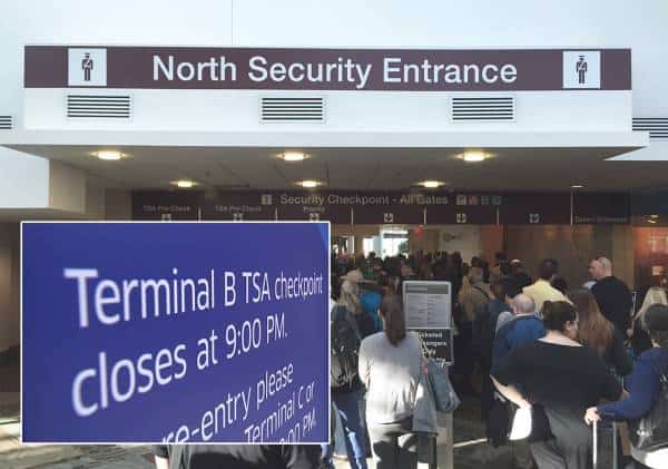 ההשבתה הפדרלית ממשיכה לגרום למהומה בנמלי התעופה