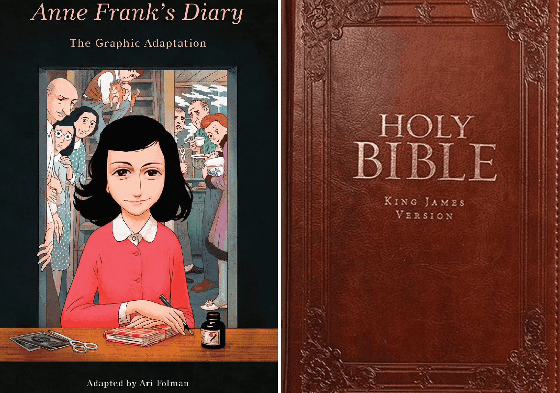 התנ"ך ויומנה של אנה פרנק הוסרו זמנית מספירות במחוז ביה"ס בטקסס