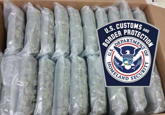 גבול ארה"ב-קנדה: 1,650 פאונד של מריחואנה הוחרמו בחודש האחרון