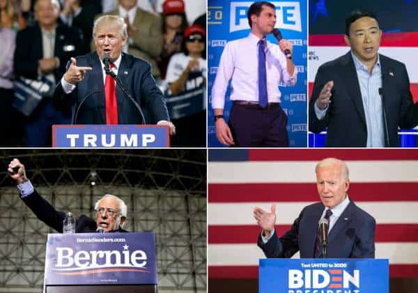 לקראת בחירות 2020: הנשיא והמועמדים הדמוקרטים חושפים את הסכומים שנתרמו לקמפיין