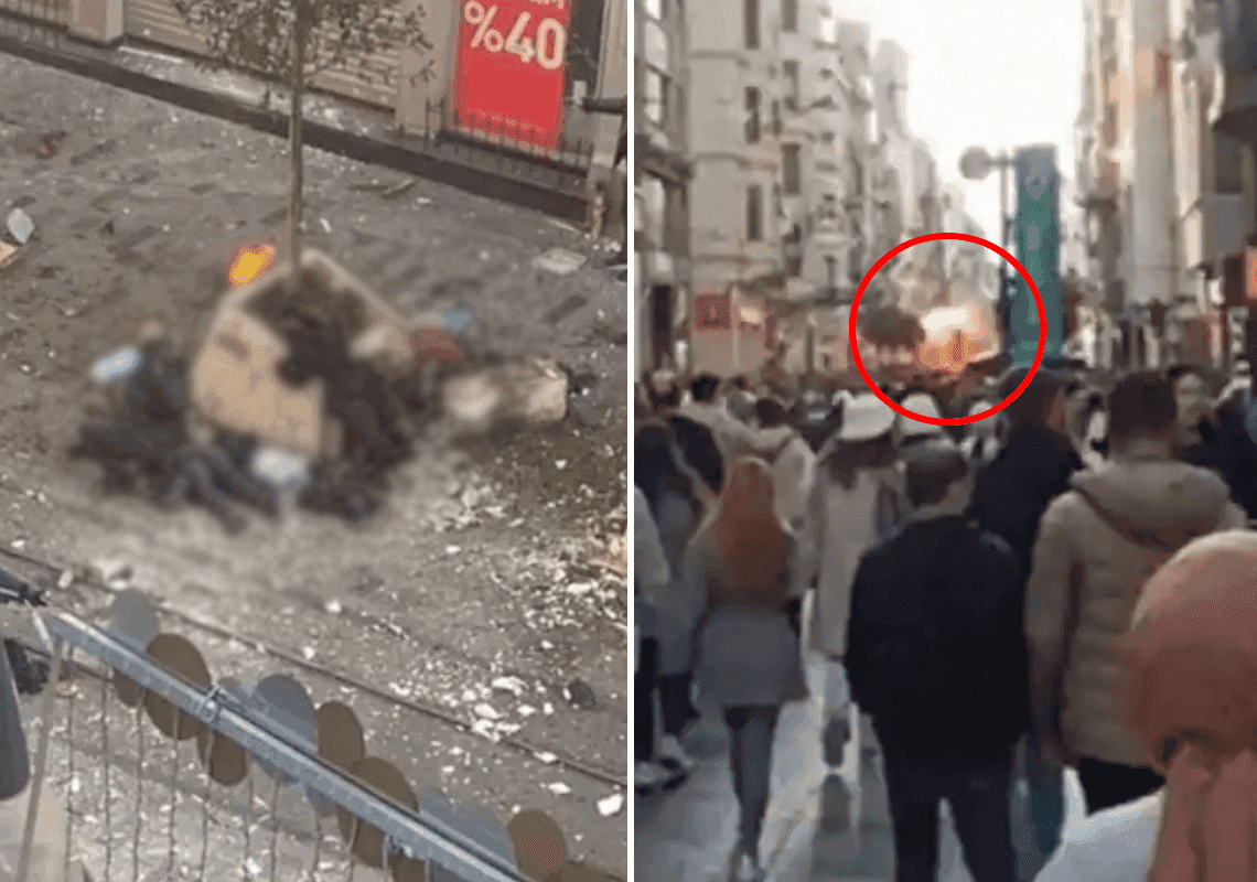 תיעודים מרגע הפיגוע באיסטנבול - בו נרצחו שישה בני אדם ו-81 נפצעו