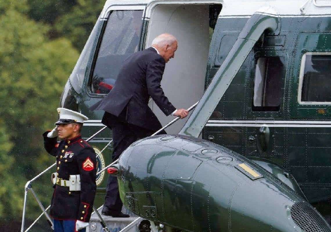 "סוף שבוע רגוע": בזמן שקייב עומדת בפני פלישה, ביידן חזר לנוח בביתו