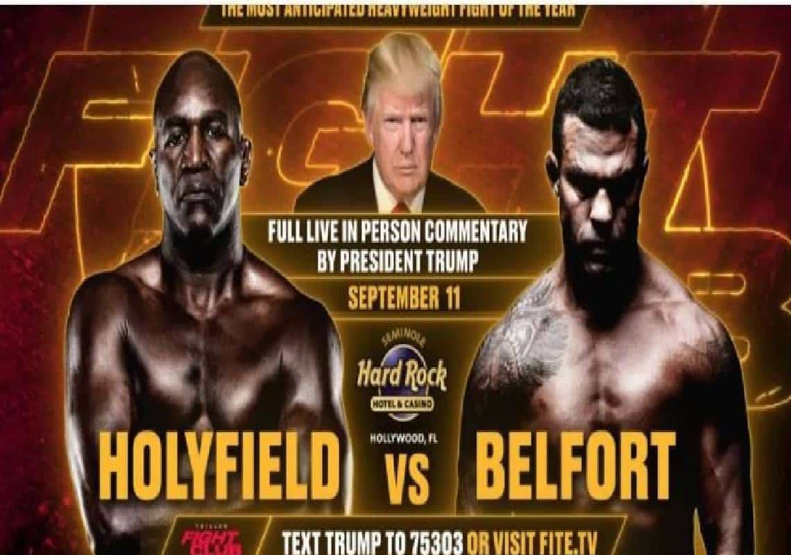 חובת צפייה: טראמפ הולך לשדר בלייב את קרב אגדת האגרוף בהוליווד, פלורידה