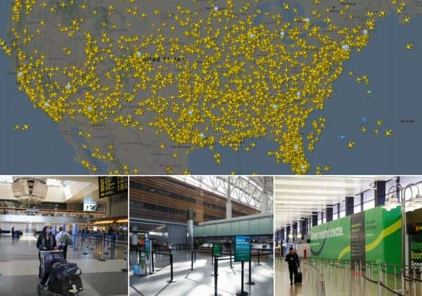 על אף המשבר: אלפי טיסות מסחריות מתקיימות מדי יום בארה"ב