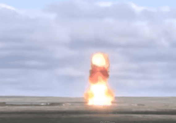 עושה שרירים: רוסיה שיגרה טיל על-קולי