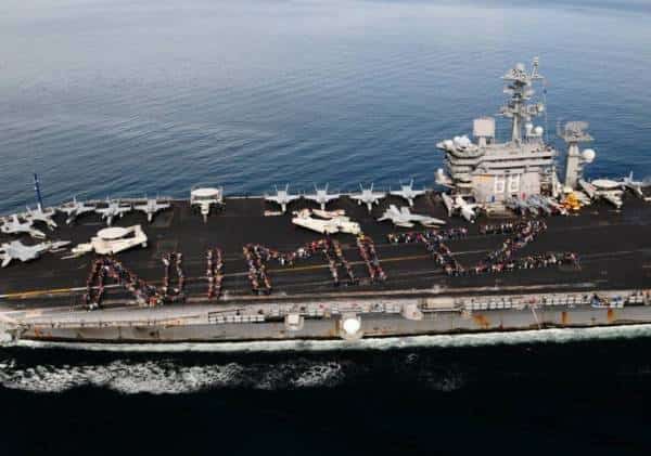 נושאת מטוסים אמריקנית שנייה יוצאת מכלל פעולה: שלוש מאות מלחי הצי נדבקו