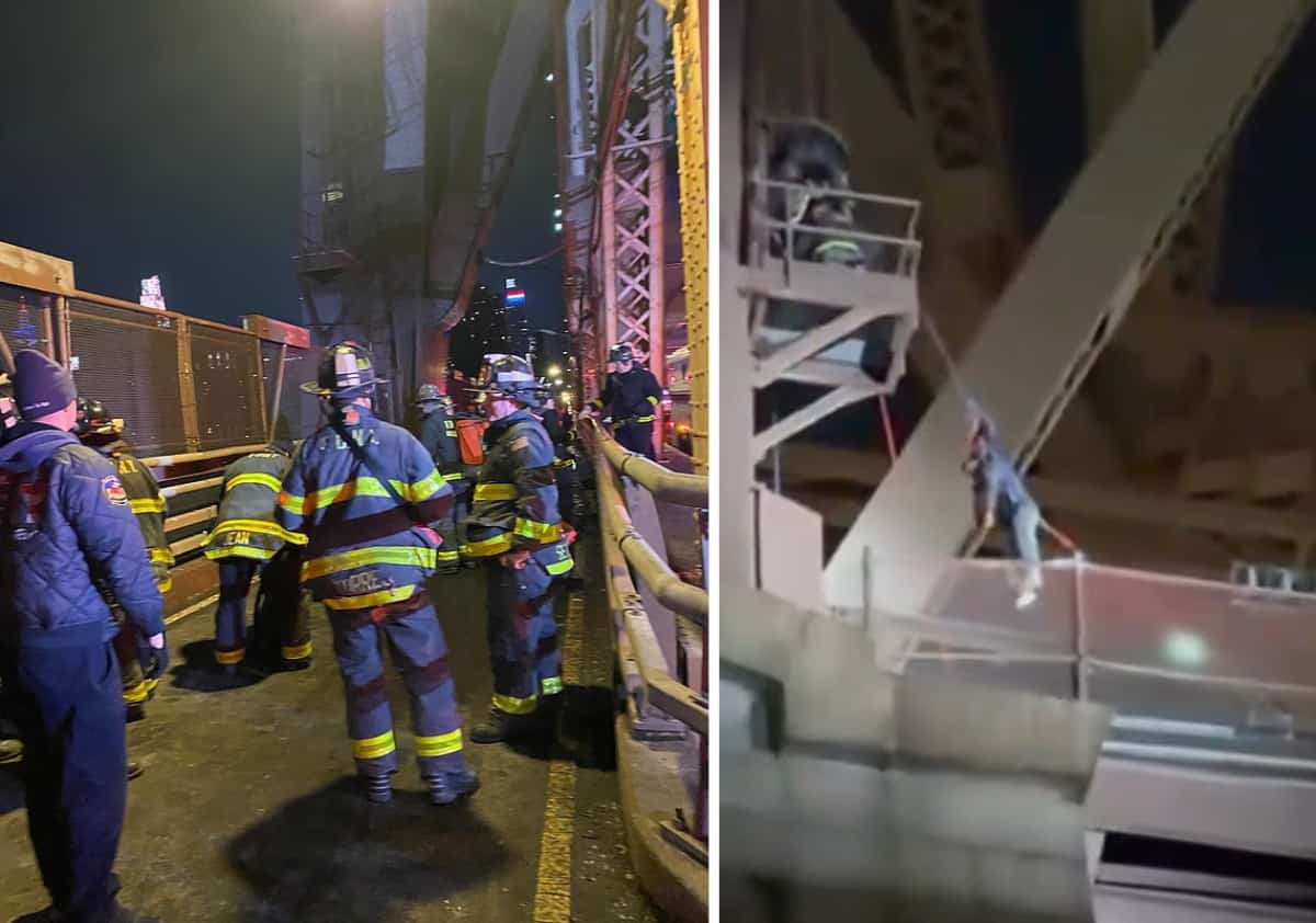 חילוץ מורכב בניו יורק: נער נתקע על גשר קווינסבורו בזמן שניסה לצלם טרנד טיקטוק