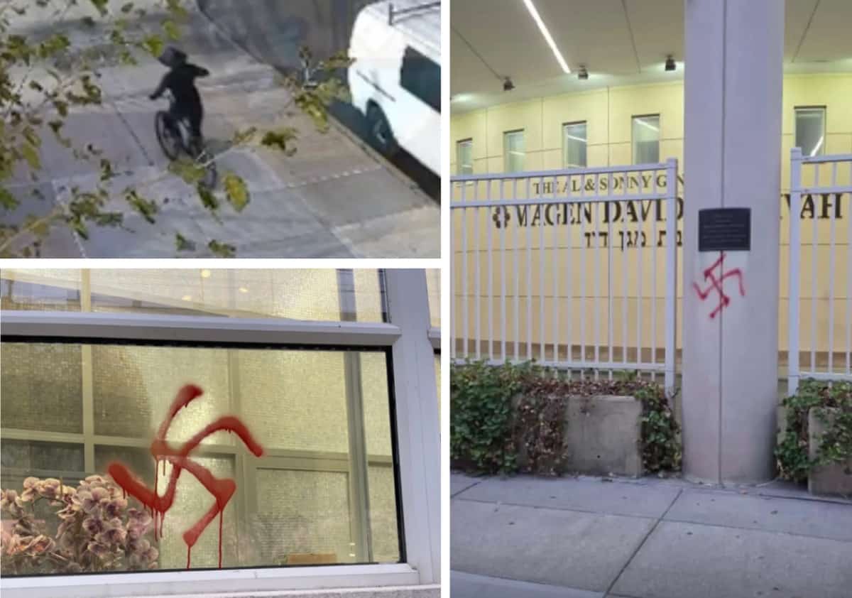 שעות אחרי ניצחונו של ממדאני: צלבי קרס רוססו על בית ספר יהודי בברוקלין