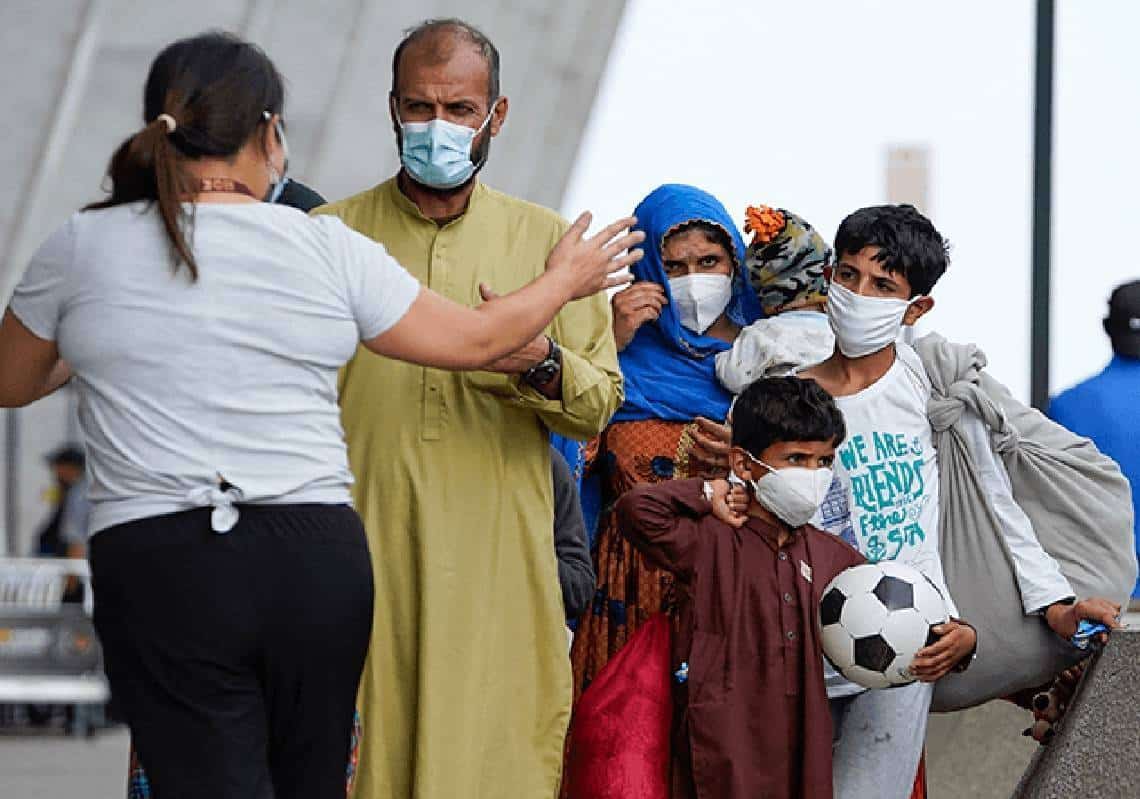 להלן רשימת המדינות והערים האמריקאיות שהחלו לקלוט עשרות אלפי פליטים אפגנים